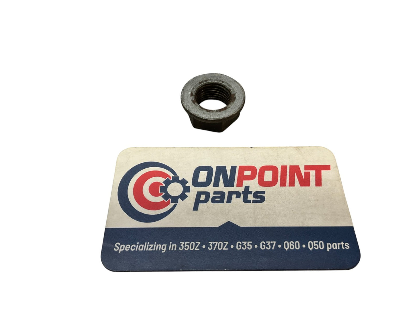 03-15 G35 G37 Q60 350Z 370Z Front Lower Arm To Knuckle Nut 0122500941 Oem K1F - On Point Parts Inc
