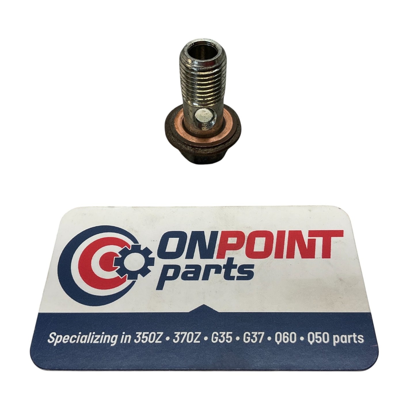 03-19 G35 G37 Q50 Q60 350Z 370Z Trans Cooling Banjo Bolt 21625Jl00A Oem Fjg - On Point Parts Inc