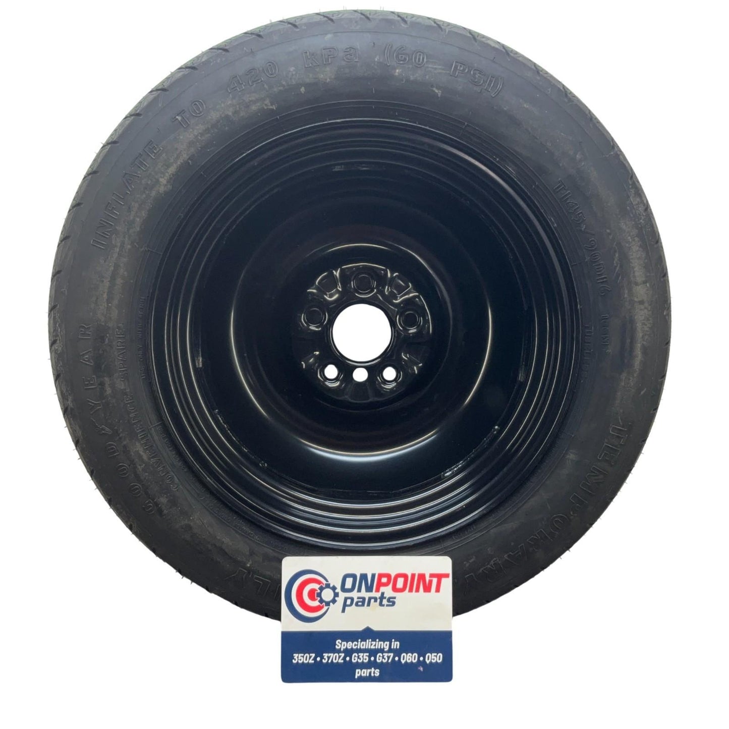 03-07 Nissan 350Z G35 Spare Tire 40300CD017 OEM Jbg - On Point Parts Inc