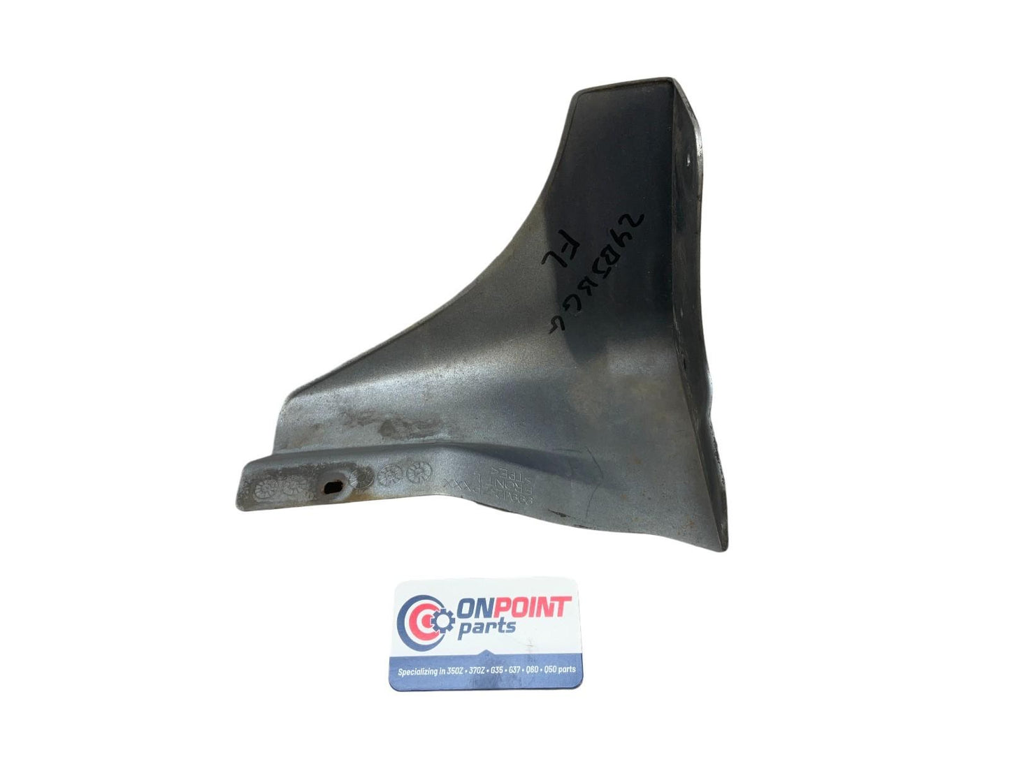 03-09 Nissan 350Z Driver Front Mud Flap Splash Guard 999J2ZU003 OEM Jbg - On Point Parts Inc