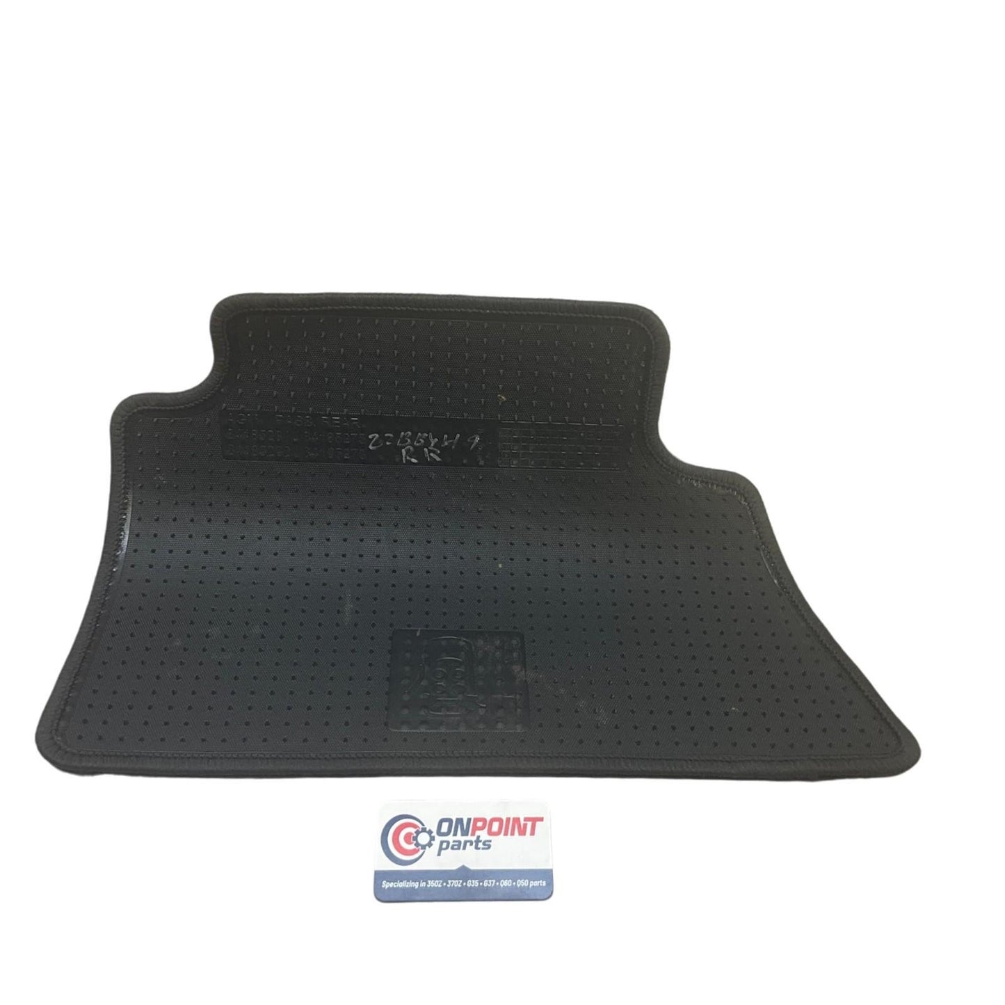 08-13 Infiniti G37 Sedan Passenger Rear Carpet Floor Mat OEM Byh - On Point Parts Inc