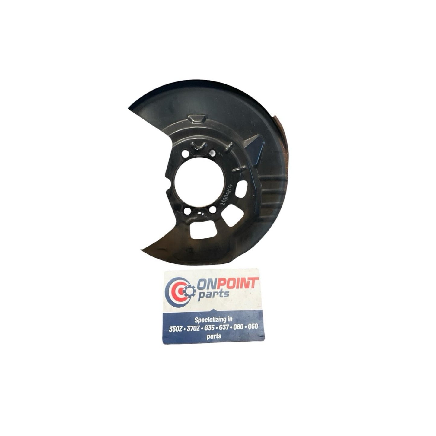17-22 Infiniti Q60 Driver Front Brake Dust Shield 411615Ca0A OEM Dqh - On Point Parts Inc