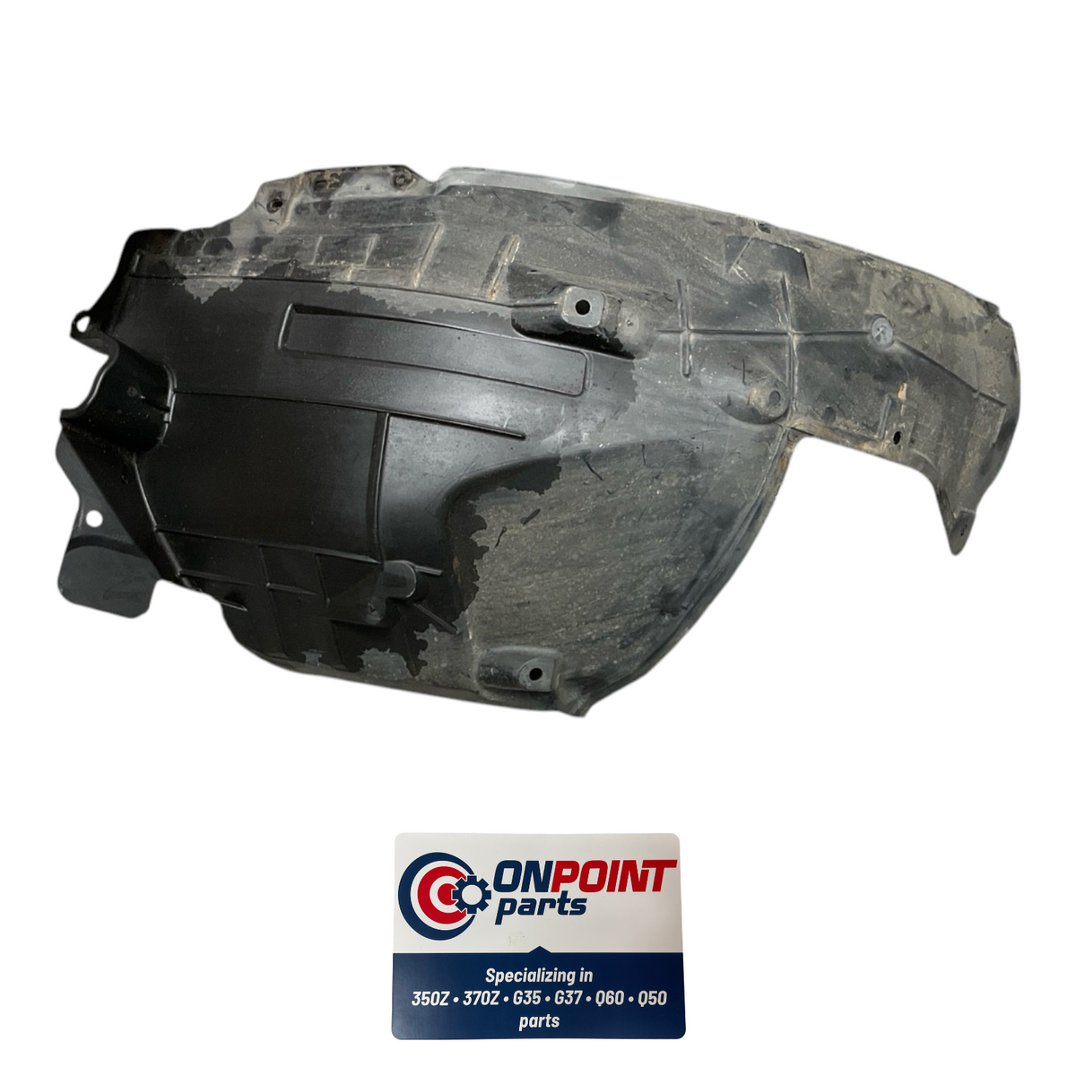 08-15 Infiniti G37 Driver Rear Fender Liner Splash Guard 63843Jl00A Oem Fyh