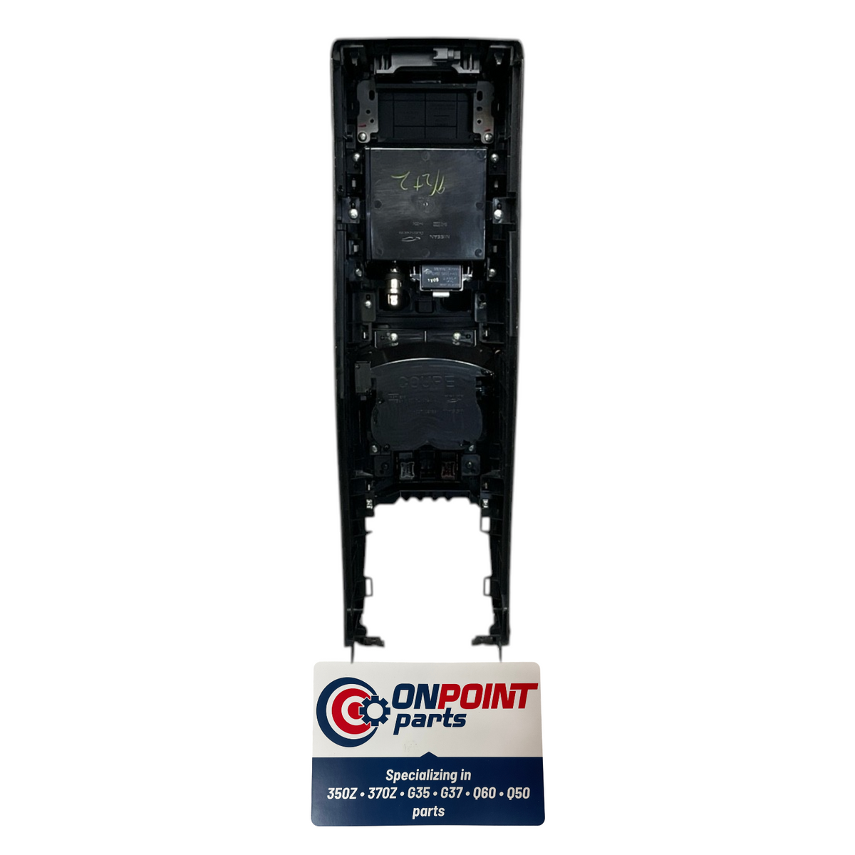 08-09 Infiniti G37 Coupe A/T Center Console With Switches 96910Jl20C Oem Fyh