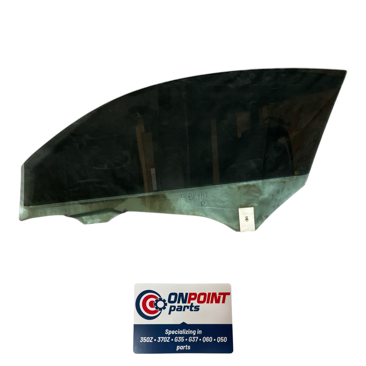 08-15 Infiniti G37 Passenger Front Coupe Window Glass Oem Fyh
