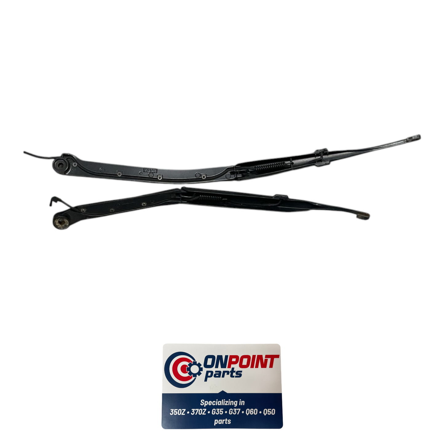 03-07 Infiniti G35 Front Windshield Wiper Arms 28881AM605 OEM Edh