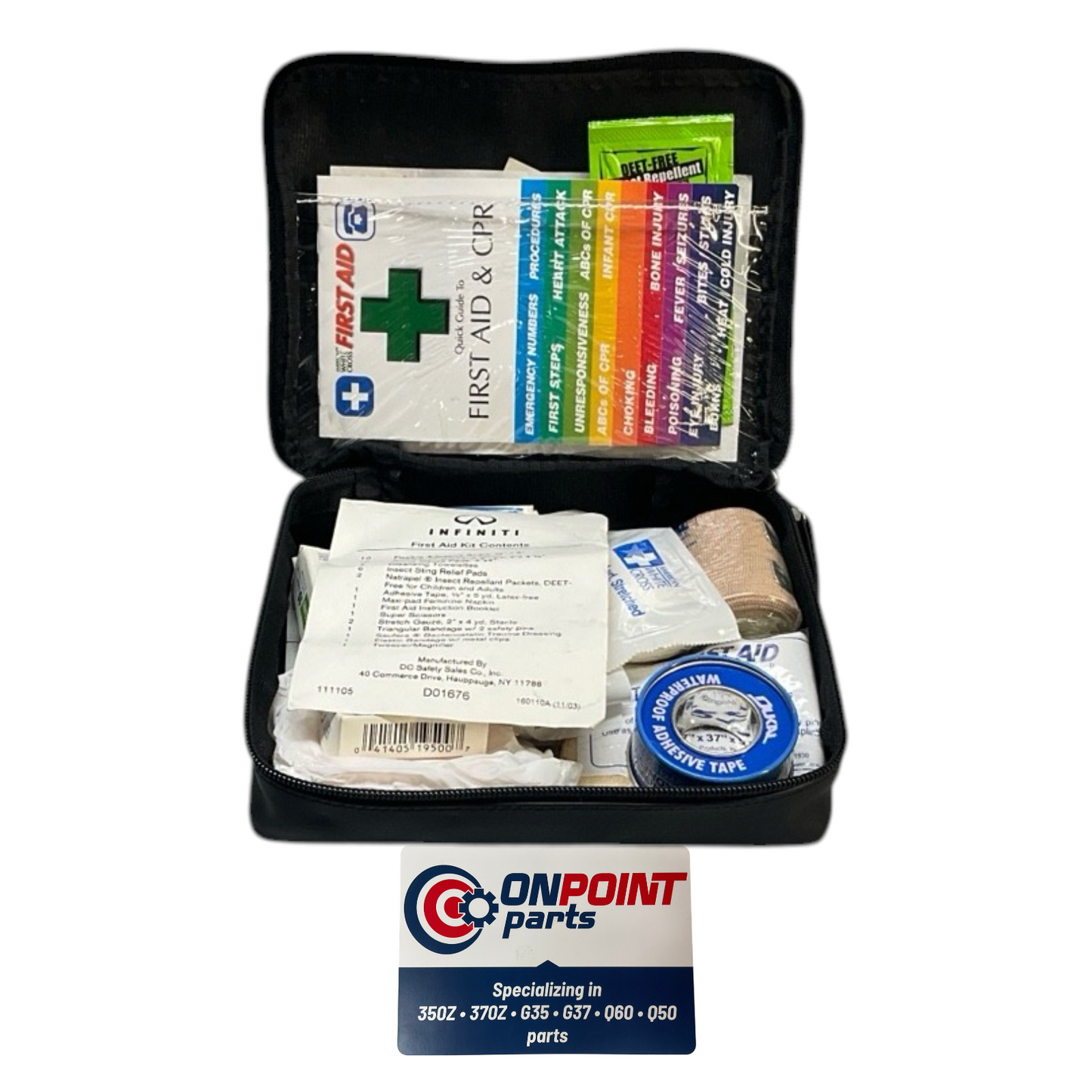 04-08 Infiniti G35 First Aid Kit Case 999M1YQ010 OEM Edh