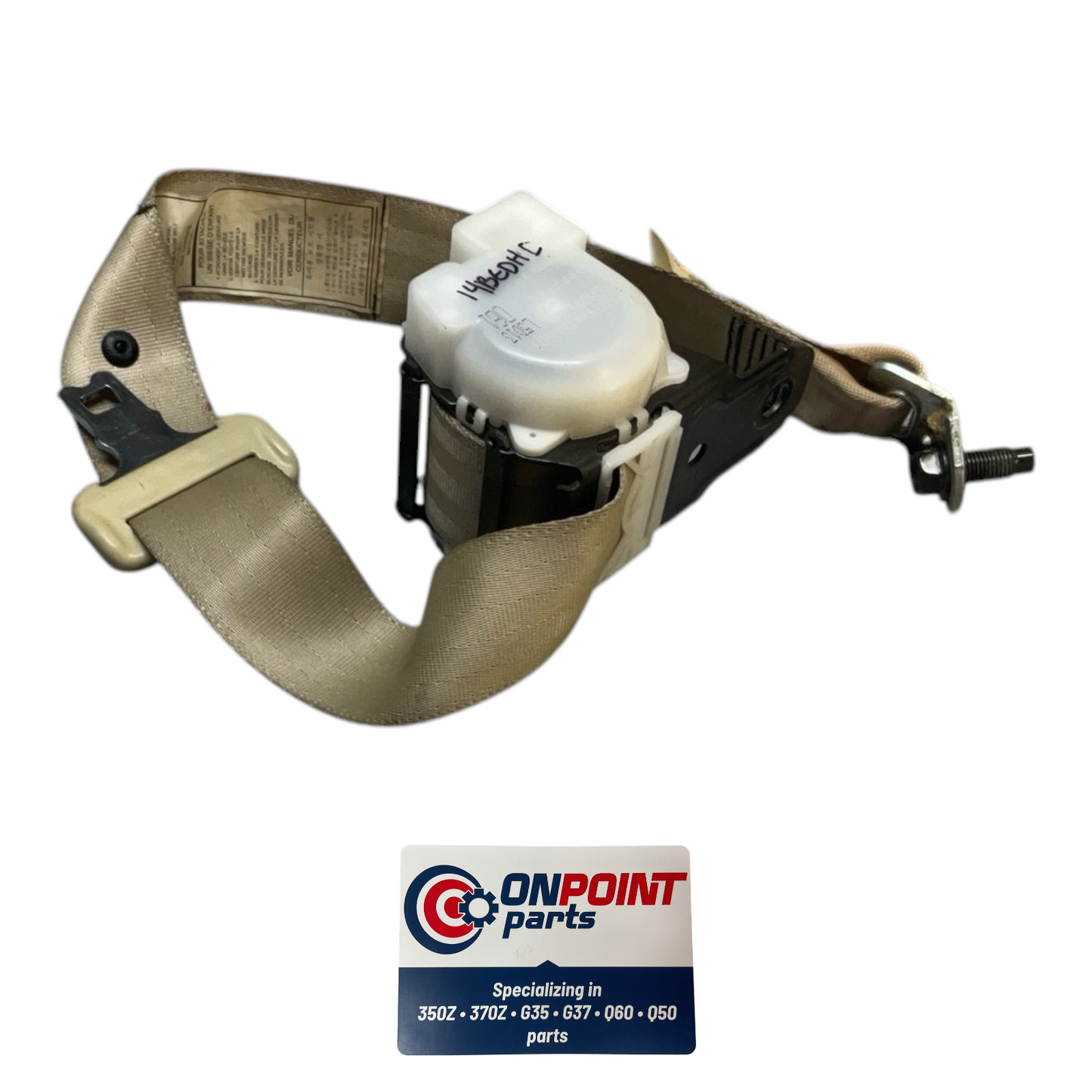 04-07 Infiniti G35 Rear Center Seat Belt Retractor 88854AC70B OEM Edh
