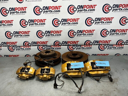 2003 Infiniti V35 G35 Complete Brembo Brake Calipers Set with Rotors OEM 23BCEFK - On Point Parts Inc