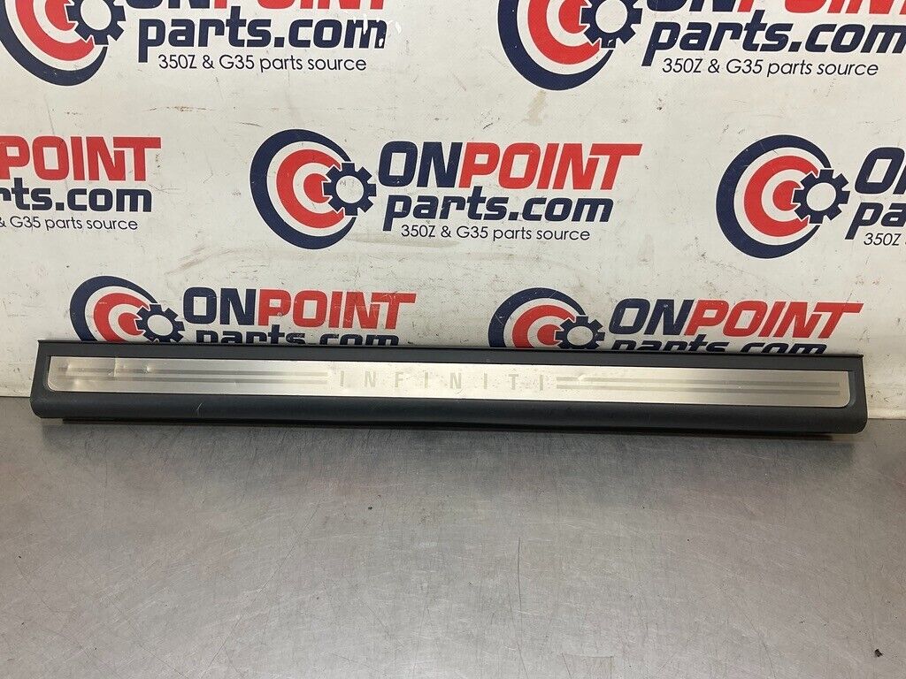2003 Infiniti V35 G35 Passenger Door Threshold Kick Plate 76894 OEM 23BCEF7 - On Point Parts Inc