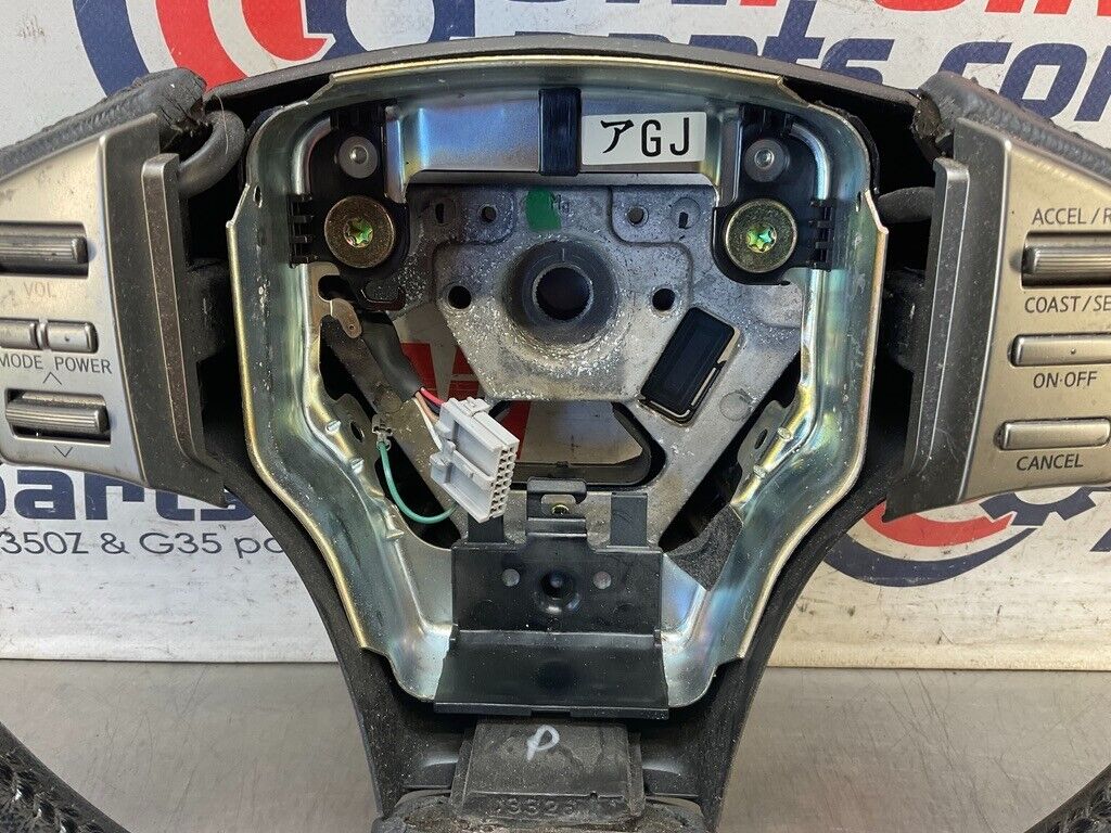 2003 Infiniti V35 G35 Steering Wheel with Cruise Radio Switches OEM 23BCEFA - On Point Parts Inc