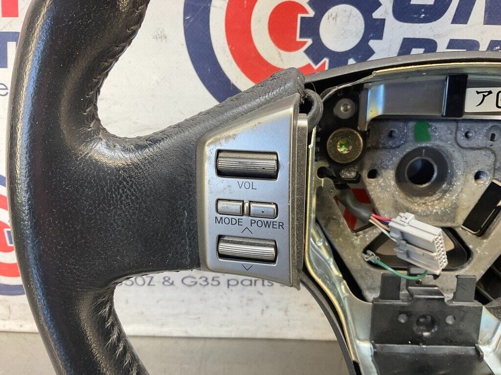 2003 Infiniti V35 G35 Steering Wheel with Cruise Radio Switches OEM 23BCEFA - On Point Parts Inc
