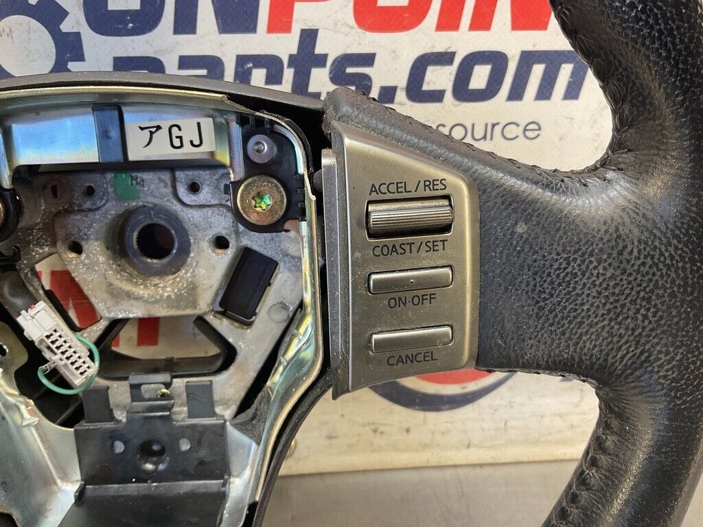 2003 Infiniti V35 G35 Steering Wheel with Cruise Radio Switches OEM 23BCEFA - On Point Parts Inc