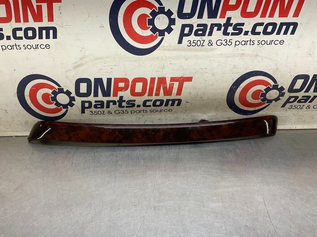 2007 BMW E92 328xi Passenger Right Rear Wood Grain Trim  OEM 13BCSFE - On Point Parts Inc