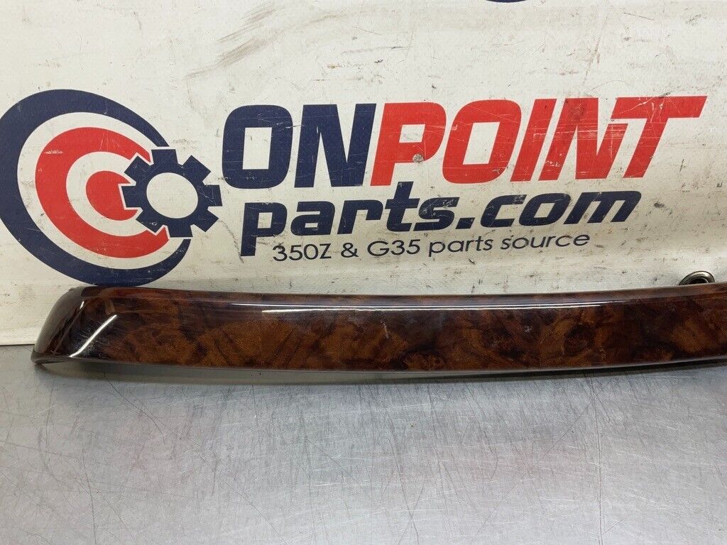 2007 BMW E92 328xi Passenger Right Rear Wood Grain Trim  OEM 13BCSFE - On Point Parts Inc