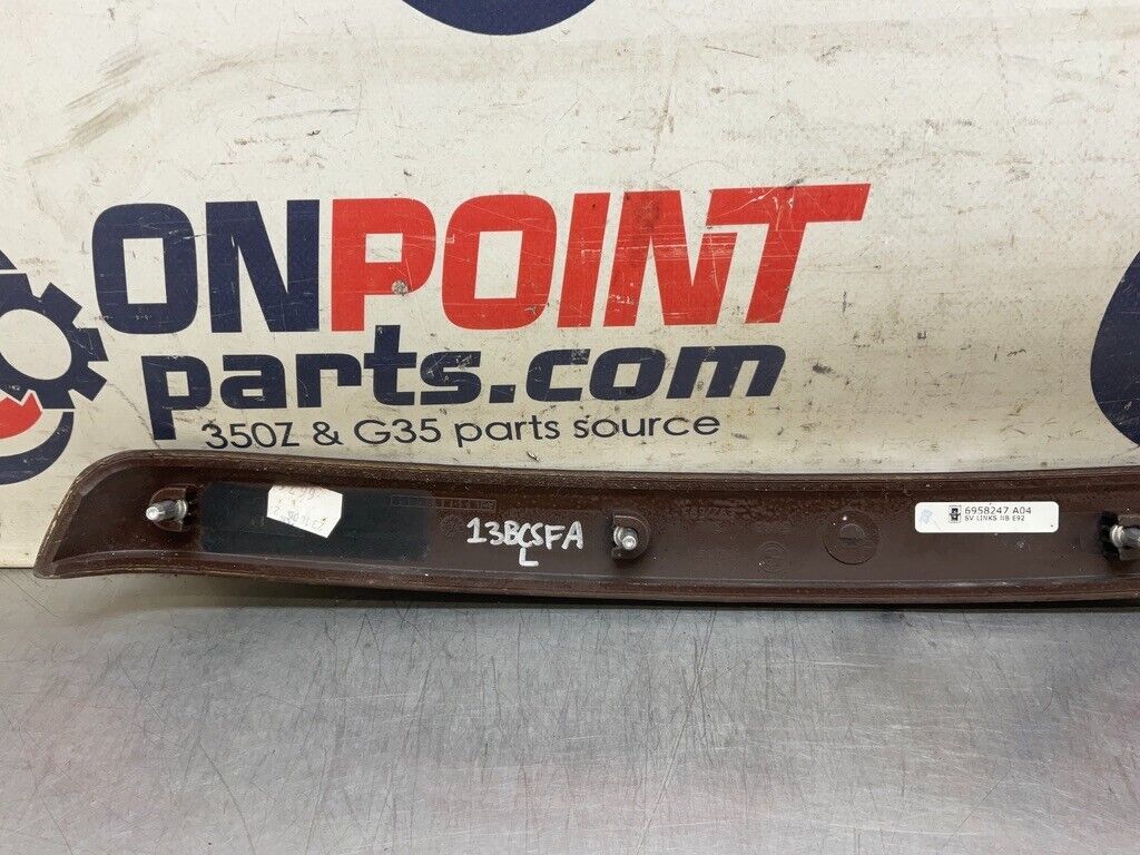 2007 BMW E92 328xi Driver Left Rear Wood Grain Trim OEM 13BCSFA - On Point Parts Inc