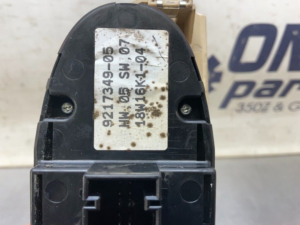 2007 BMW E92 328xi Driver Left Master Window Switches OEM 13BCSFA - On Point Parts Inc