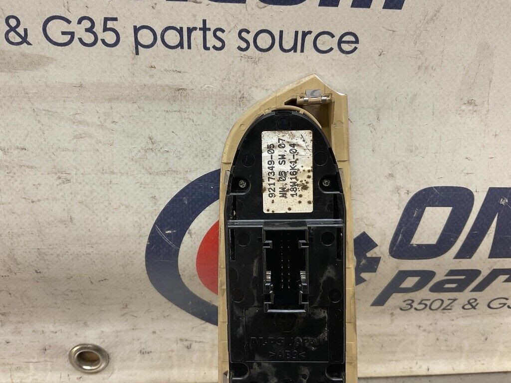 2007 BMW E92 328xi Driver Left Master Window Switches OEM 13BCSFA - On Point Parts Inc