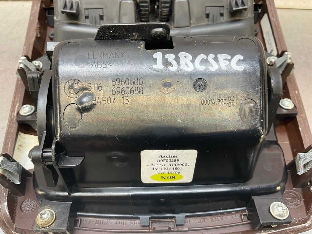 2007 BMW E92 328xi Wood Grain Center Dash Vent and Cubby OEM 13BCSFC - On Point Parts Inc