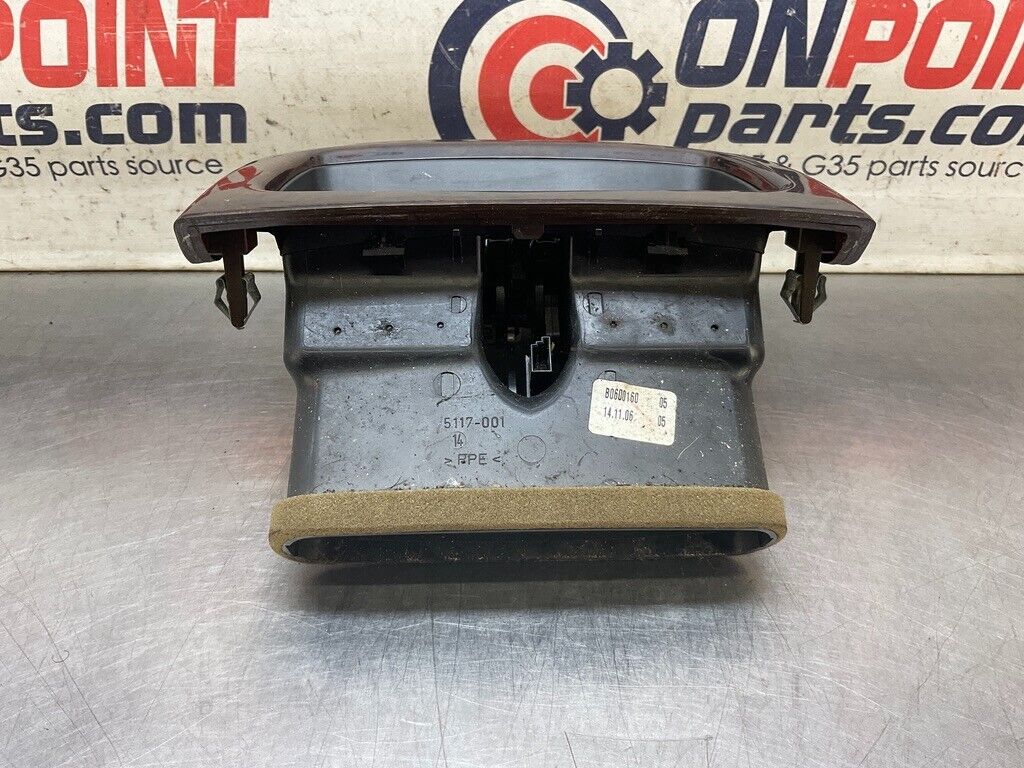 2007 BMW E92 328xi Wood Grain Center Dash Vent and Cubby OEM 13BCSFC - On Point Parts Inc