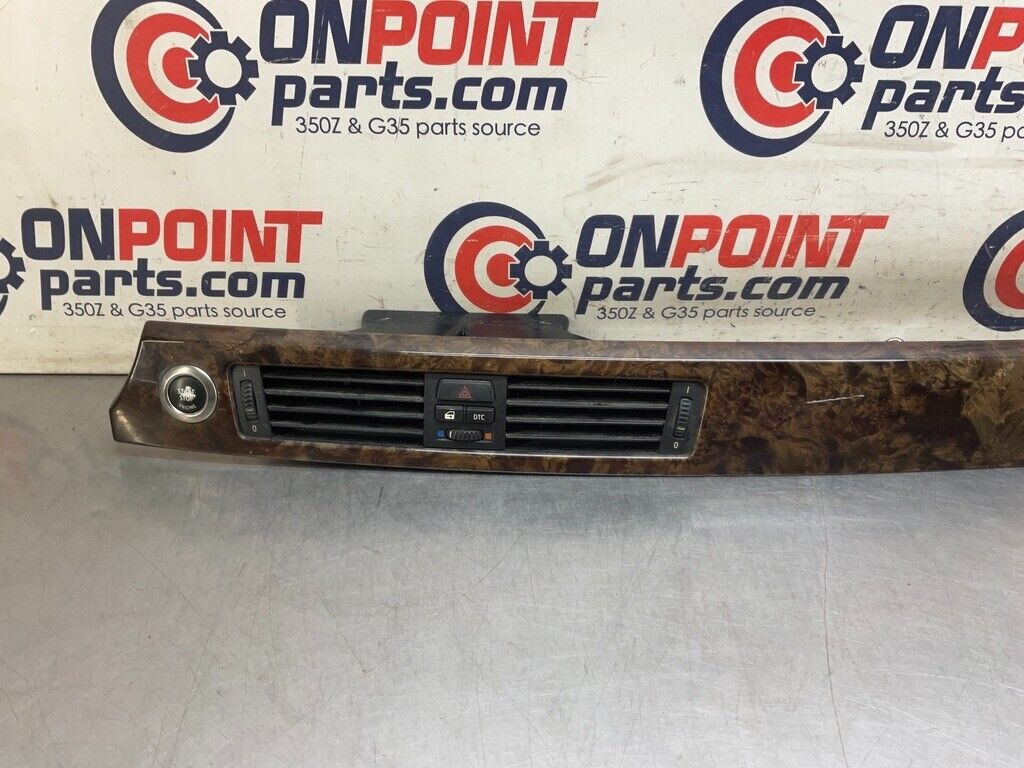 2007 BMW E92 328xi Wood Grain Upper Dash Trim with Switches OEM 13BCSF8 - On Point Parts Inc