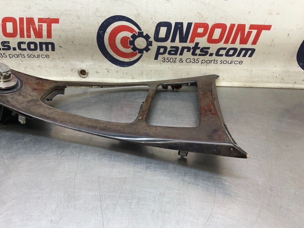 2007 BMW E92 328xi Wood Grain Center Console Bezel with Switches OEM 13BCSF7 - On Point Parts Inc