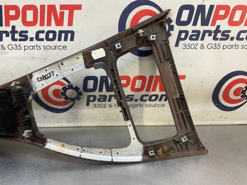 2007 BMW E92 328xi Wood Grain Center Console Bezel with Switches OEM 13BCSF7 - On Point Parts Inc