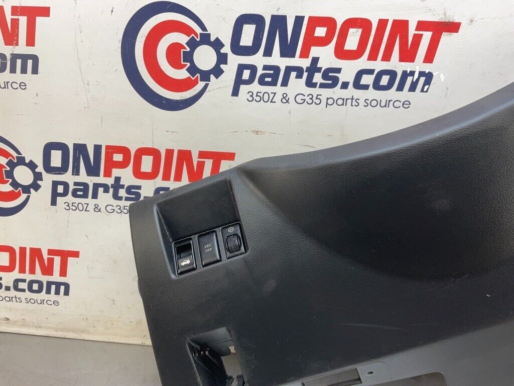2007 Infiniti V35 G35 Driver Left Lower Dash Panel with Switches OEM 14BCZF7 - On Point Parts Inc