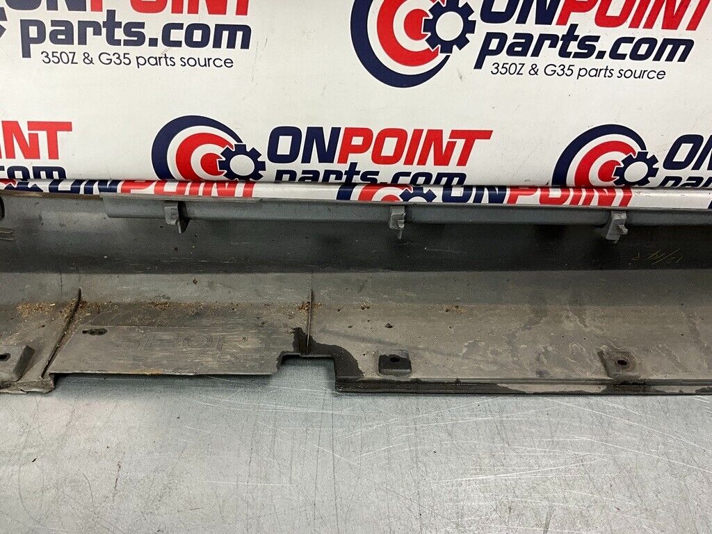 2007 Infiniti V35 G35 Passenger Right Sport Rocker Panel Side Skirt OEM 14BCZF5 - On Point Parts Inc