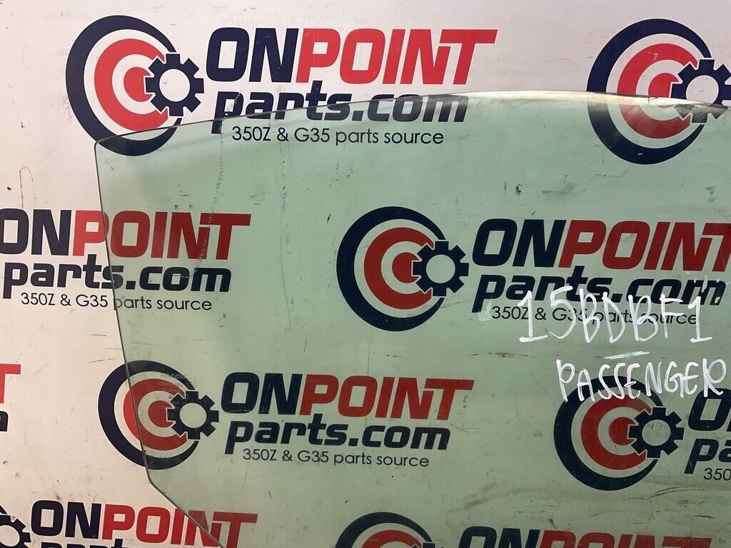 2005 Nissan Z33 350Z Passenger Right Window Glass OEM 15BDBF1 - On Point Parts Inc