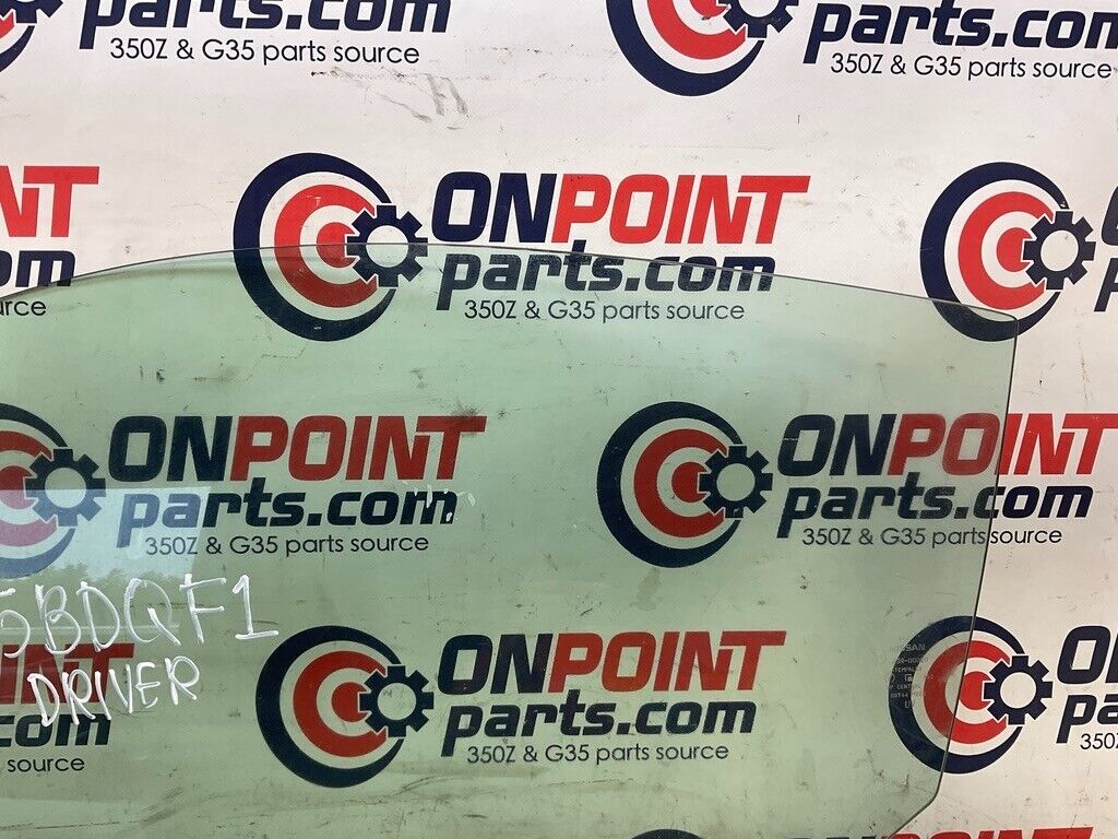 2004 Nissan Z33 350Z Coupe Driver Left Door Window Glass Oem 25Bdqf1 - On Point Parts Inc