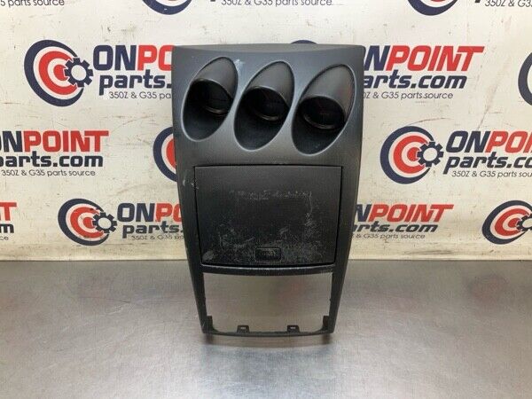 2004 Nissan Z33 350Z Center Dash Storage Bezel Trim With Gauages Oem 22Bgwf7 - On Point Parts Inc