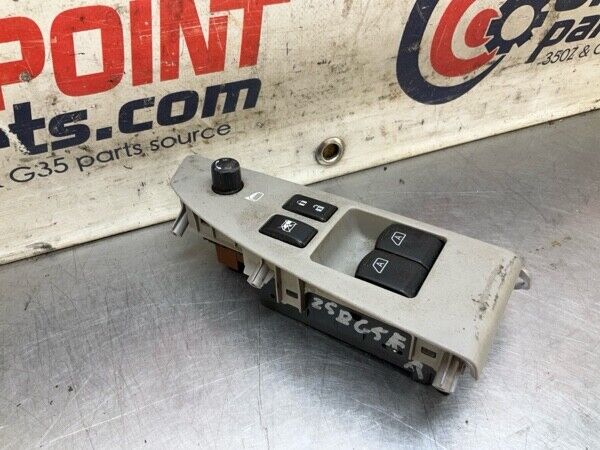 2008 Infiniti V36 G37 Front Driver Master Door Window Lock Switch Oem 25Bg5Fa - On Point Parts Inc