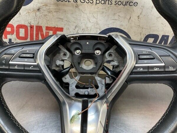 2017 Infiniti V37 Q60 Front Driver Steering Wheel Oem 14Bhgfg - On Point Parts Inc
