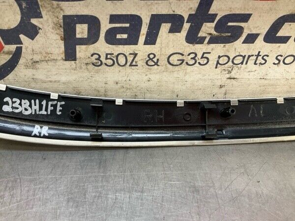 2006 Infiniti V35 G35 Rear Door Panel Grab Handle Finisher Trim Oem 23Bh1Fe - On Point Parts Inc