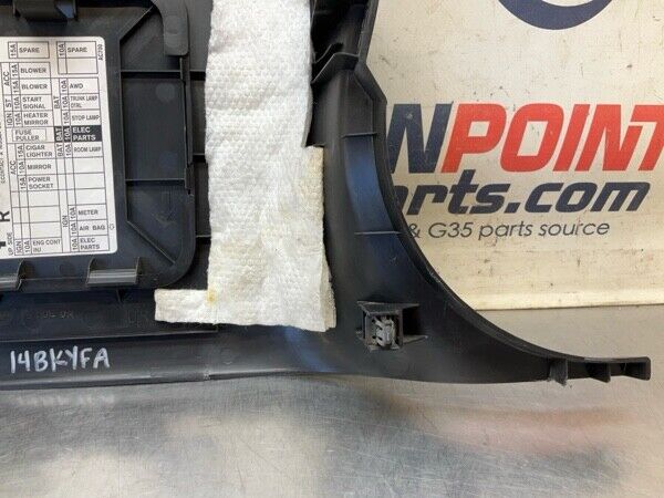 2007 Infiniti V35 G35 Driver Lower Kick Fuse Panel Trim Oem 14Bkyfa - On Point Parts Inc
