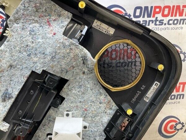 2013 Nissan A35 Maxima Rear Passenger Door Panel Oem 11Bagg8 - On Point Parts Inc