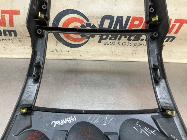 2004 Nissan Z33 350Z Center Dash Storage Bezel Trim With Gauages Oem 15Bapgc - On Point Parts Inc