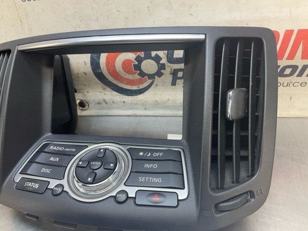 2012 Infiniti V36 G37 Front Media Screen Navigation Controls Oem 24Bcdgc - On Point Parts Inc
