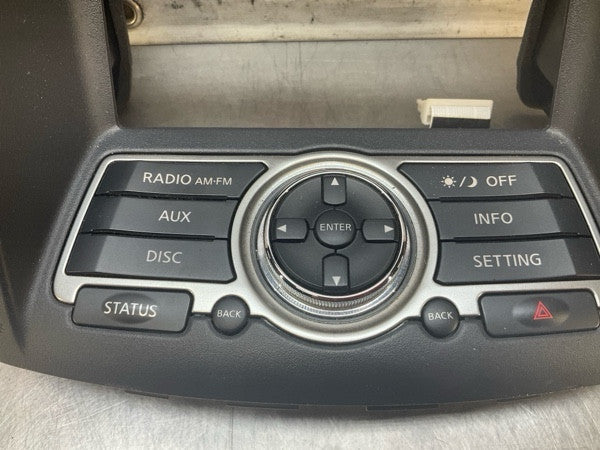 2012 Infiniti V36 G37 Front Media Screen Navigation Controls Oem 24Bcdgc - On Point Parts Inc