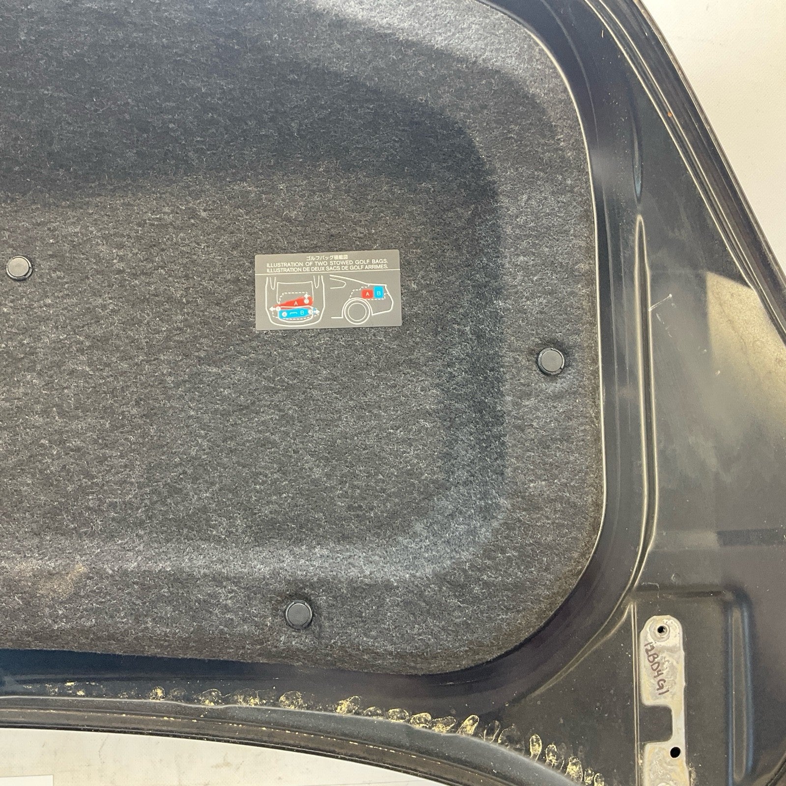 08-15 G37 Q60 Coupe Trunk Lid With Spoiler H430MJL0MA Oem 12Bd4G1 - On Point Parts Inc