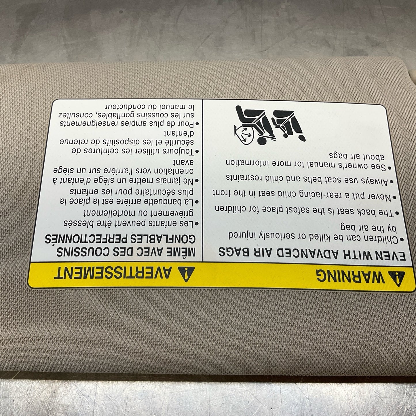 13-15 G37 Q60 Coupe Passenger Sun Visor 964003LZ0A Oem 12Bd4Ge - On Point Parts Inc