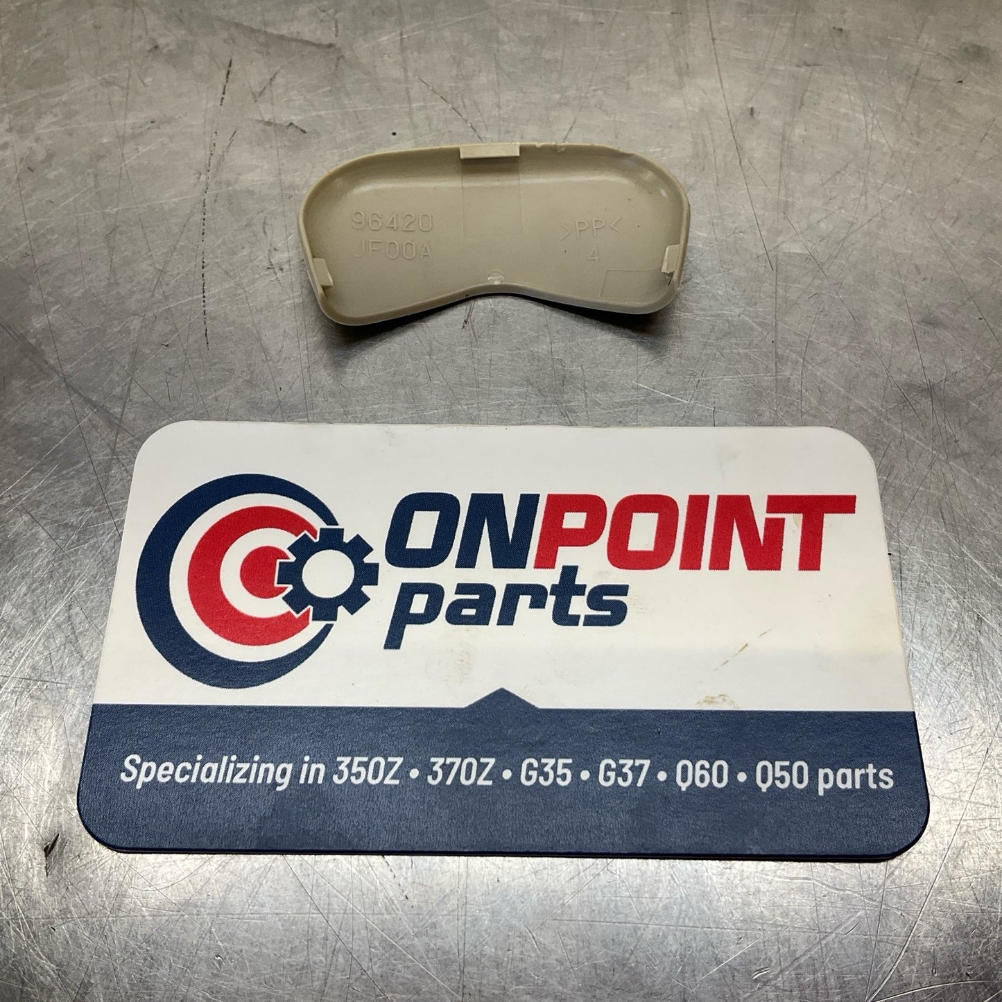 13-15 G37 Q60 Coupe Sun Visor Mount Caps 964203WJ0A Oem 12Bd4Gc - On Point Parts Inc