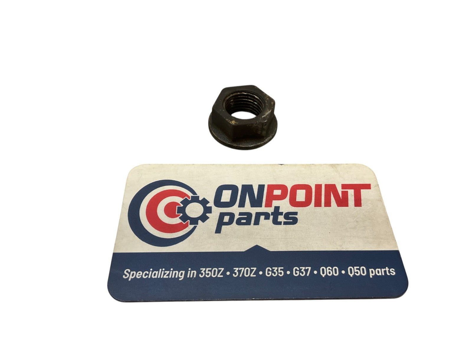 03-15 G35 G37 Q60 350Z 370Z Front Lower Arm To Knuckle Nut 0122500941 Oem K1F - On Point Parts Inc