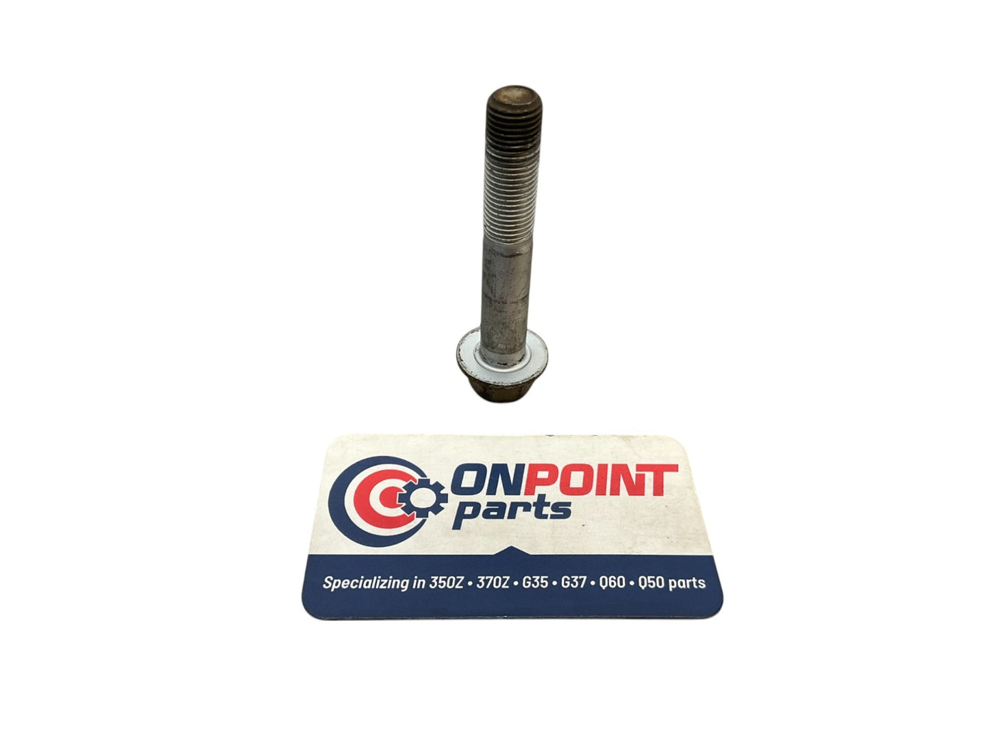 03-15 G35 G37 Q60 03-20 350Z 370Z Camber Arm To Knuckle Bolt 55080Ag00C Oem K1F - On Point Parts Inc