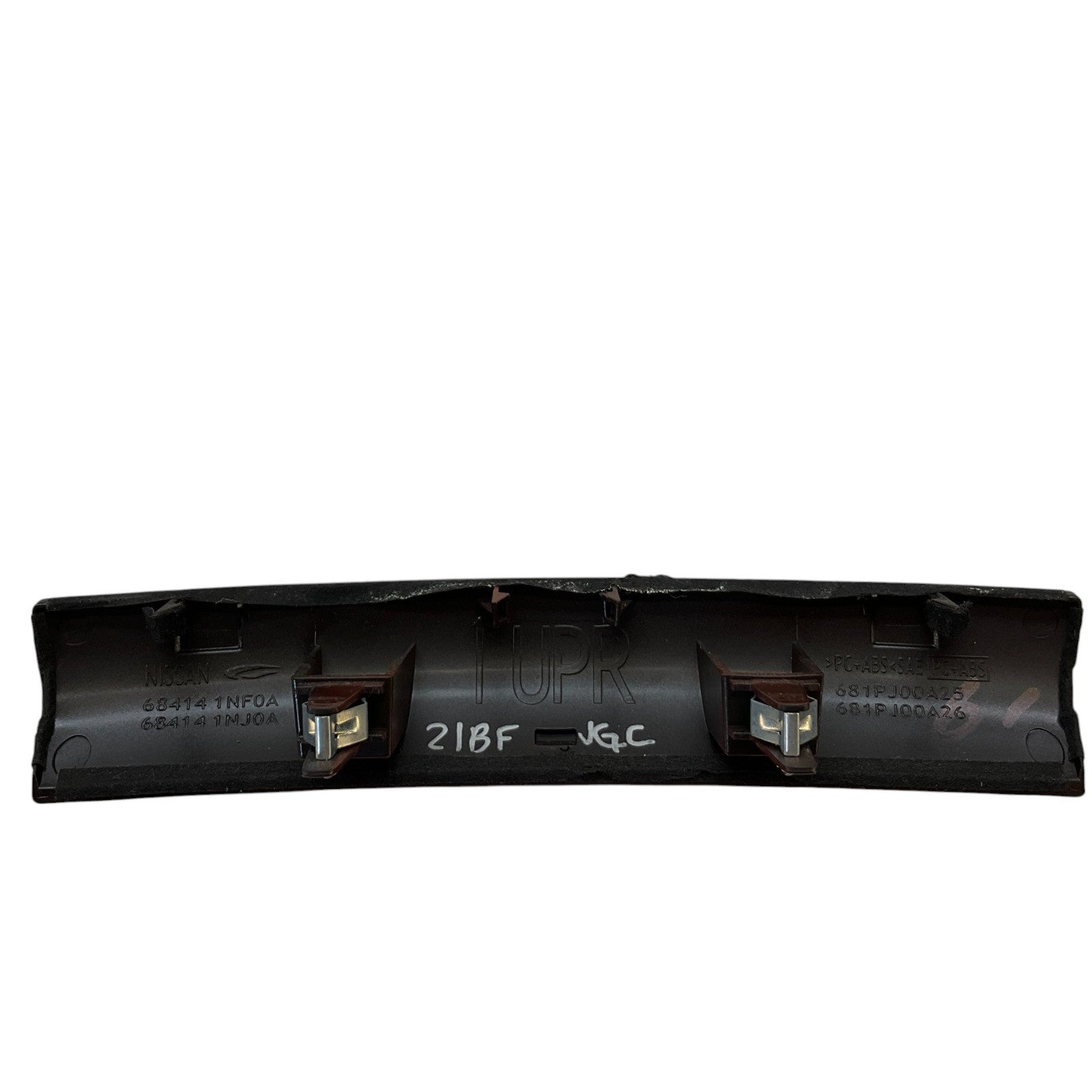 08-15 G37 Q60 Front Center Console Wood Grain Bezel 681Pj00A25 Oem Fjg - On Point Parts Inc