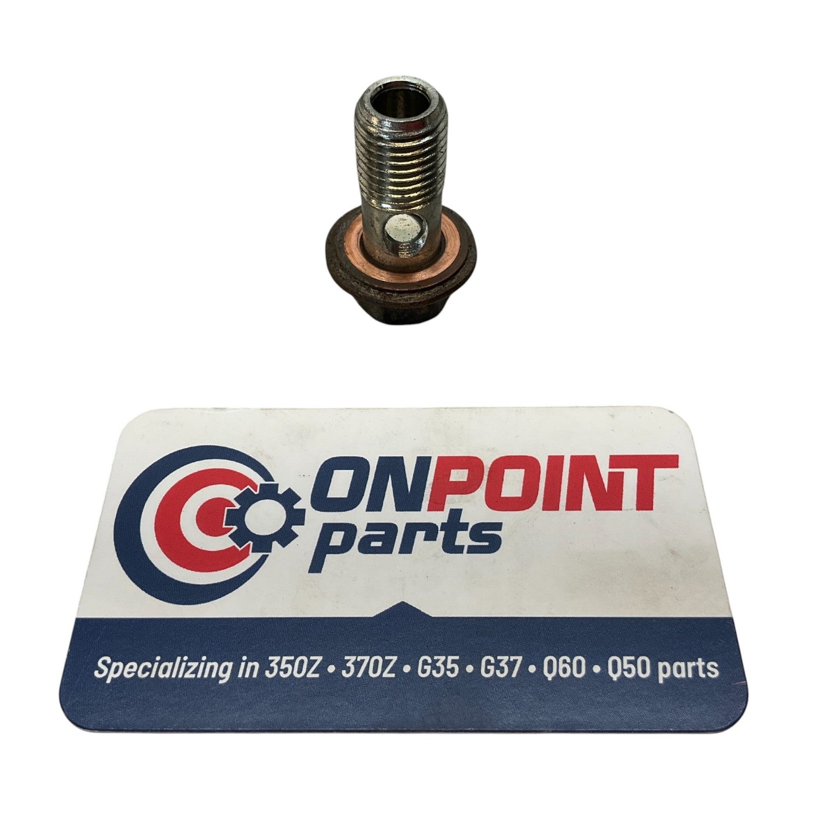 03-19 G35 G37 Q50 Q60 350Z 370Z Trans Cooling Banjo Bolt 21625Jl00A Oem Fjg - On Point Parts Inc