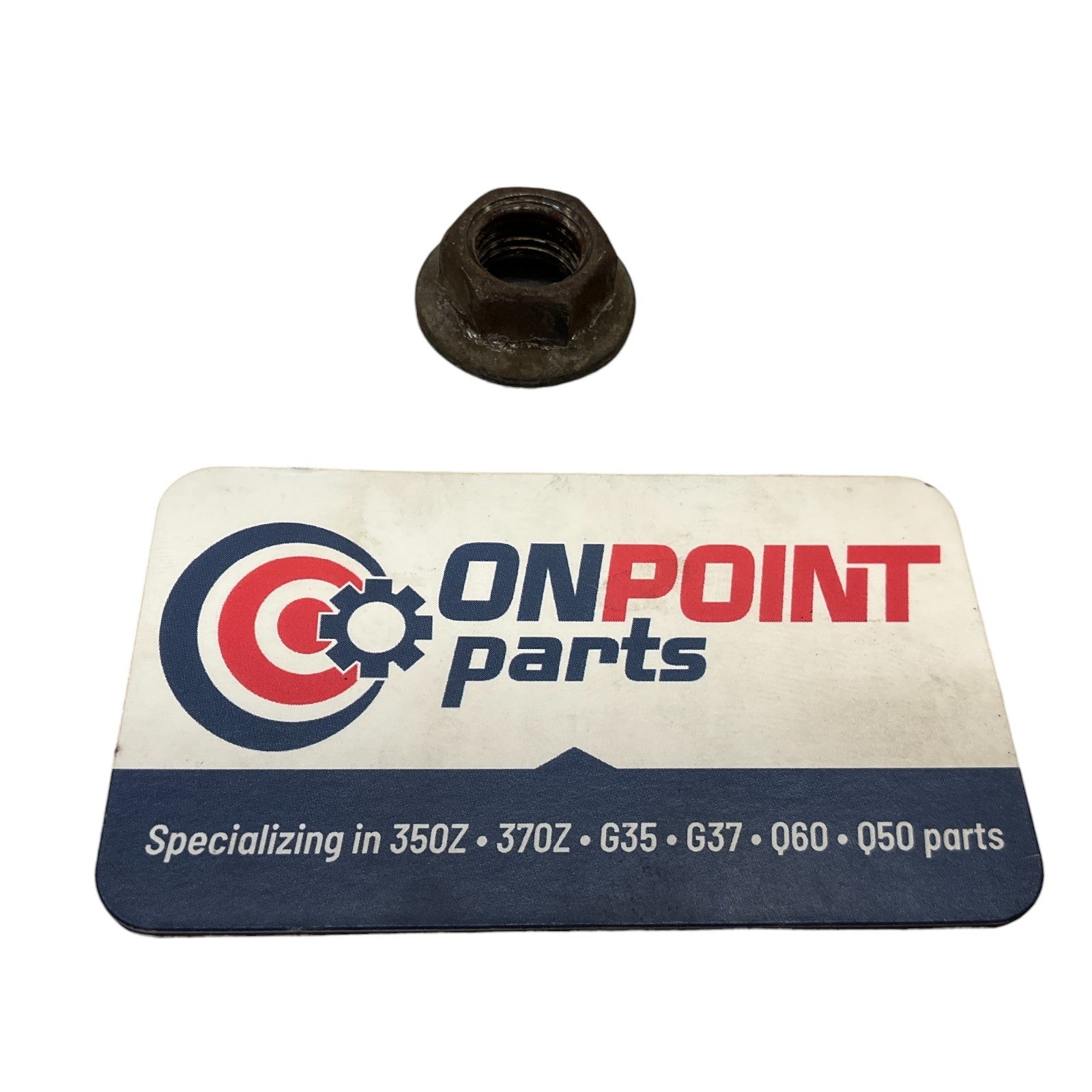03-07 G35 350Z Front Sway Bar Link To Control Arm Nut 545888H305 Oem Gng - On Point Parts Inc