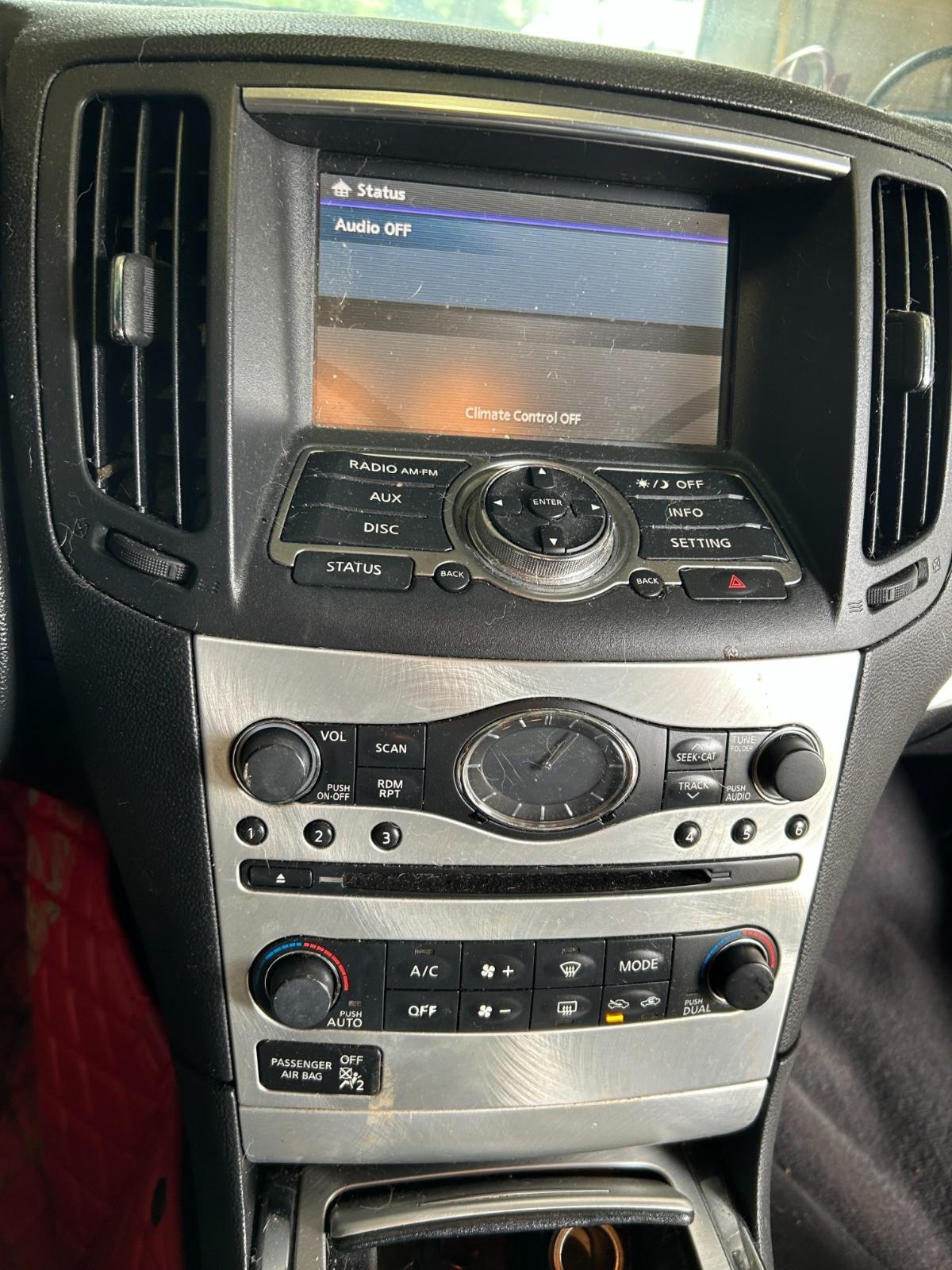 09-15 G37 Q60 Coupe Front Radio Stereo Controls 253911Bu8A Oem Htg - On Point Parts Inc