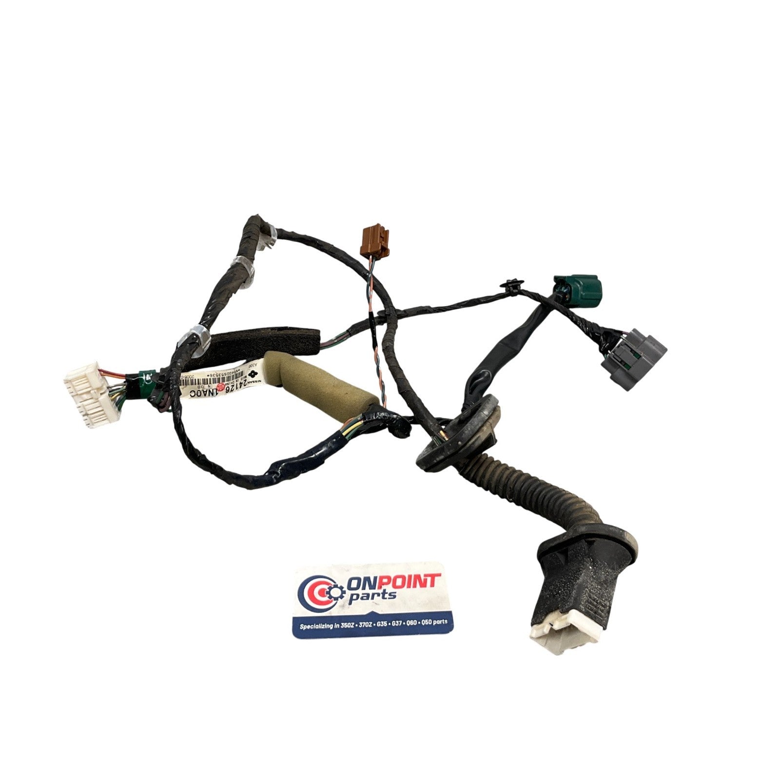 07-10 Infiniti G35 G37 Rear Driver Door Wiring Harness 241261NA0C OEM IPG - On Point Parts Inc